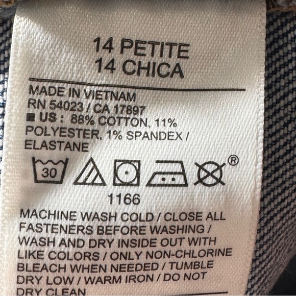 Old Navy High-Waisted OG Straight Ankle Jeans Size 14 Petite NWT Brand New - Picture 7 of 8